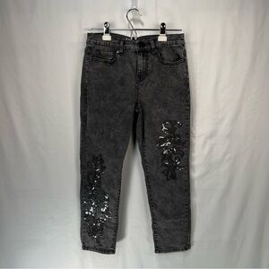 DG2 - Women’s Jeans - Black Denim - 4 P - Sequins